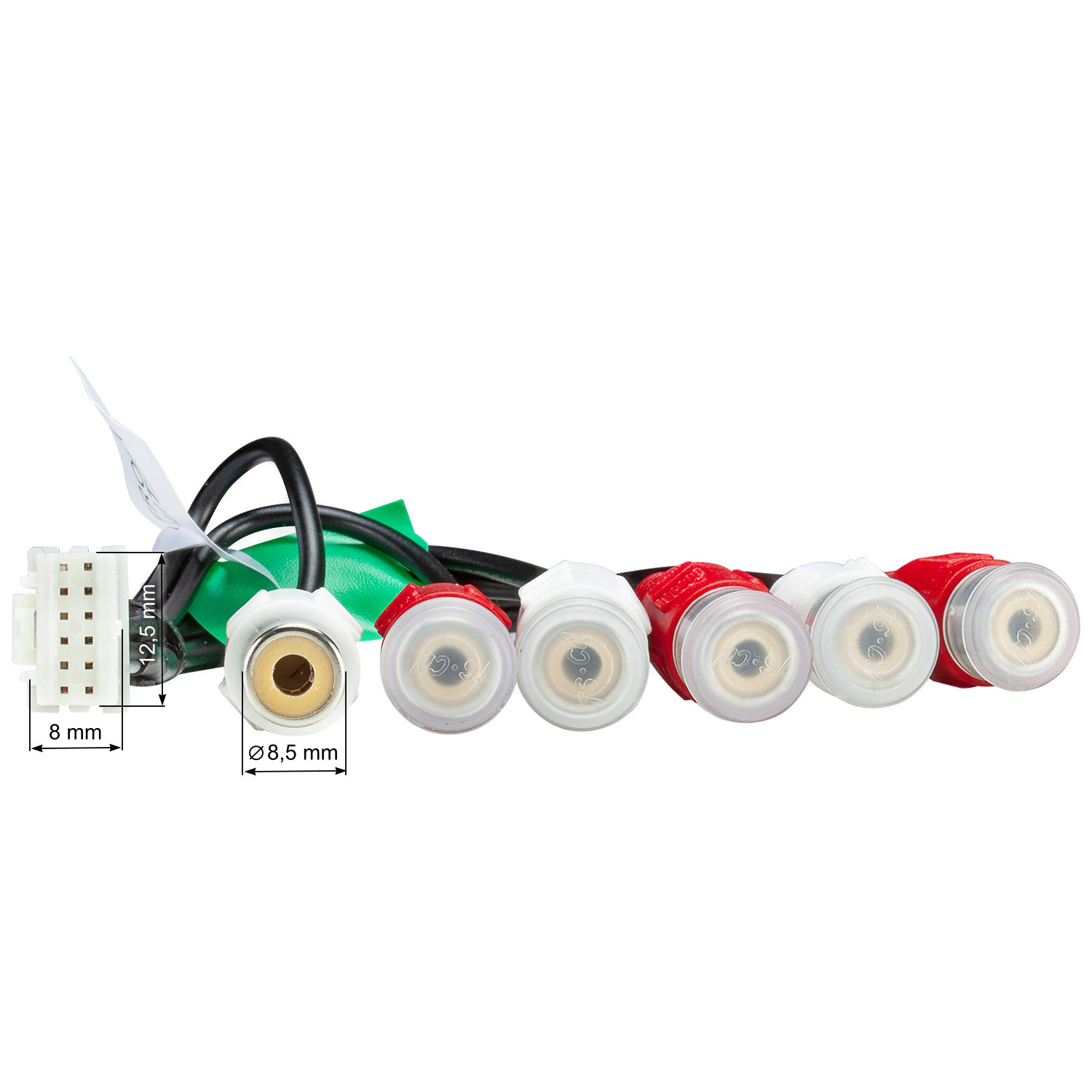 tomzz Audio Originalradio Anschlußkabel 12 Pin auf RCA Cinch-/bilder/big/7000-040_3.jpg