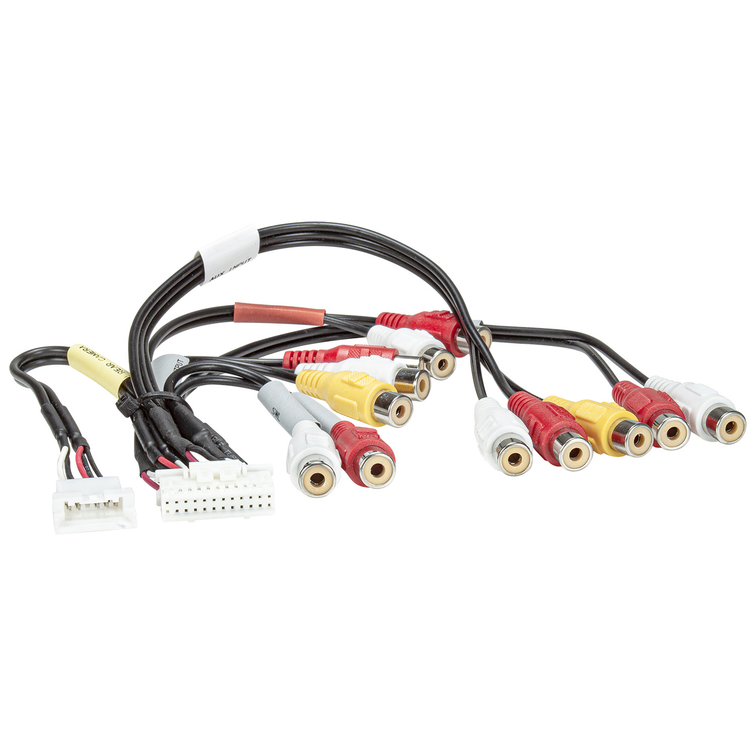 tomzz Audio Originalradio Anschlußkabel 24 Pin Vorverstärker Video kompatibel mit Alpine INE-S900R Geräten