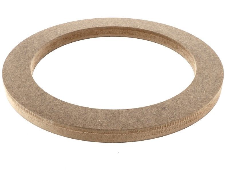 MDF-Ring 0772.11125 ohne Falz adaptiert auf 25cm Lautsprecher 