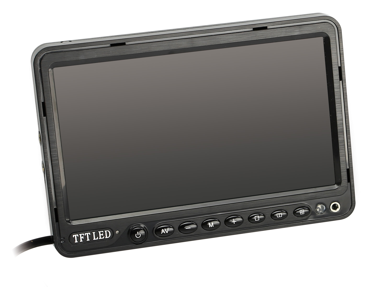 ACV 7" digitaler Monitor universal schwarz 3 Videoeingänge 