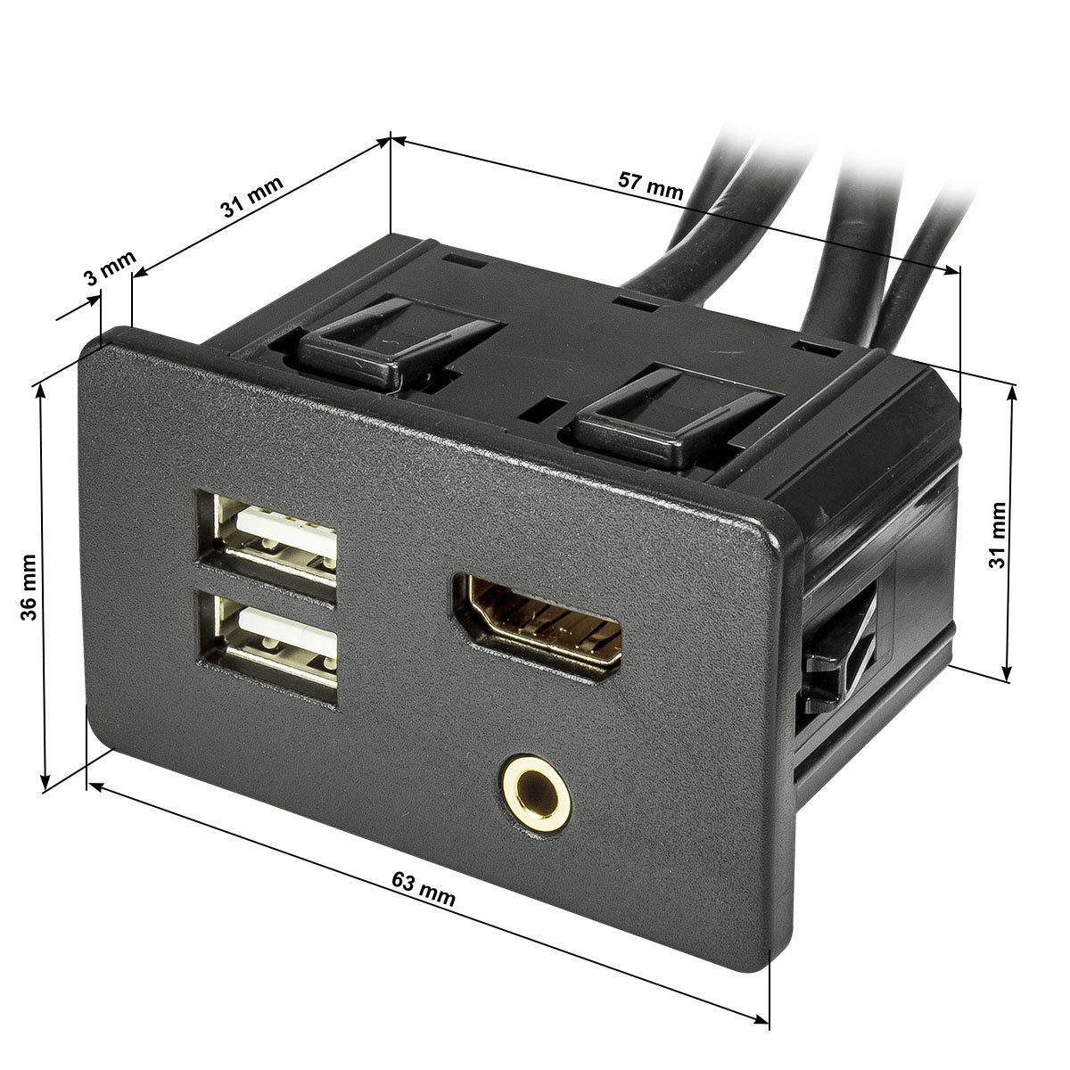 tomzz Audio USB HDMI Klinke Einbaubuchse Steckdose 1.8m Kabel-/bilder/big/9000-013-3.jpg