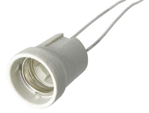 Hochvolt Halogen Keramik Fassung HAL F JDR (E 27) 