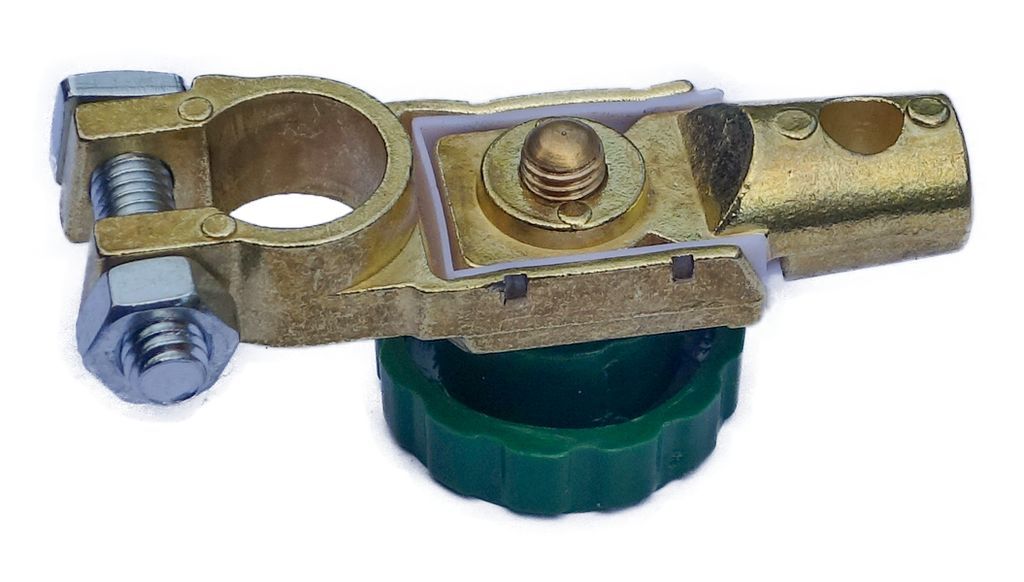 Batterie Anschlussklemme mit Trennschalter Unterbrecher - Minus Pol-/bilder/big/Batterieklemme_gruenes-Rad_03.jpg