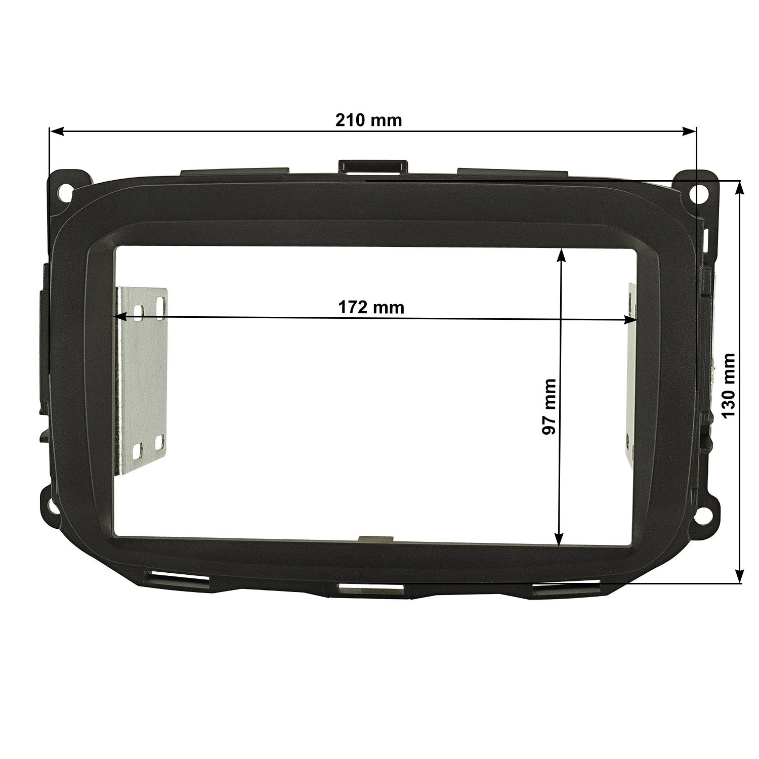 Doppel DIN Radioblende kompatibel mit Alfa Romeo Giulietta-/bilder/big/RB02-000-2.jpg