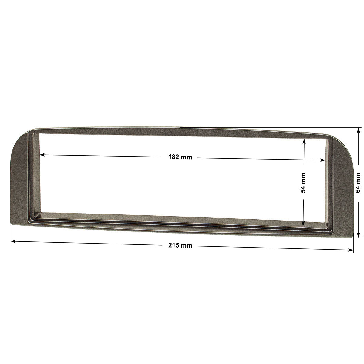 Radioblende kompatibel mit Alfa Romeo 147 GT 156 dunkelgrau 2000-2010-/bilder/big/TO24002a-2.jpg