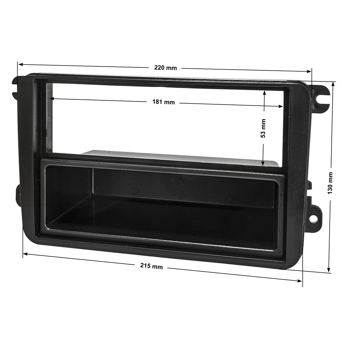 Radioblende Set kompatibel mit VW Skoda Golf Touran Passat Caddy EOS-/bilder/big/TO24088S4-4.jpg