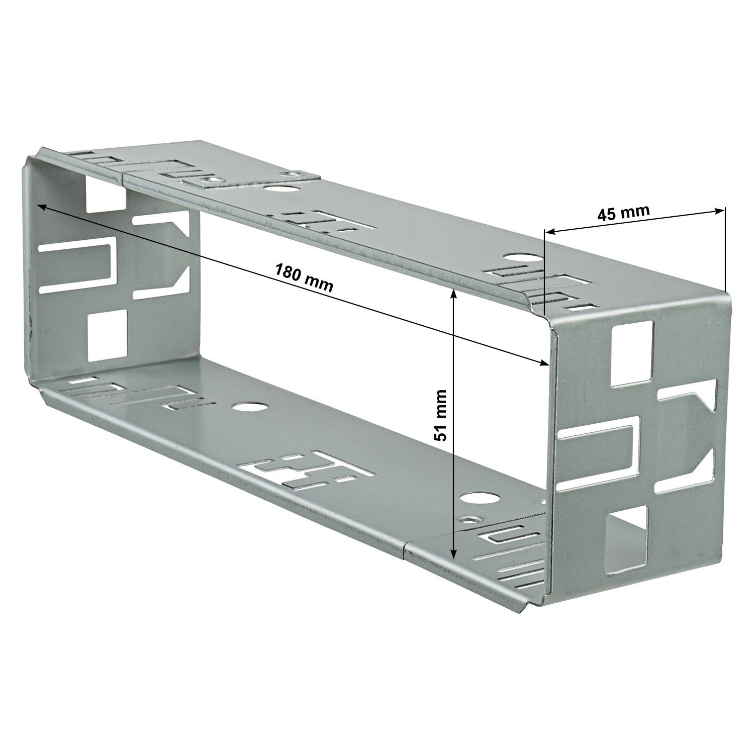 tomzz Audio Autoradio Einbaurahmen 1DIN Metallschacht Rahmen 182x53mm-/bilder/big/TO24138-3.jpg