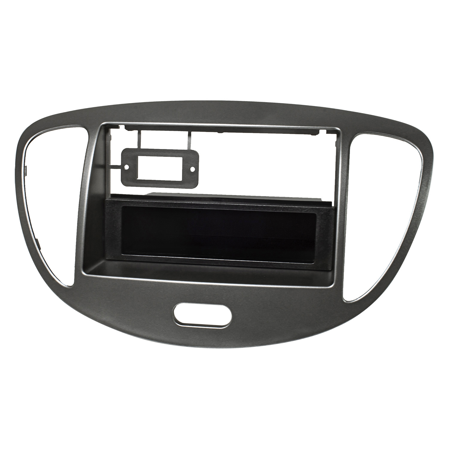 Doppel DIN 1DIN Radioblende kompatibel mit Hyundai i10 dunkelsilber-/bilder/big/TO24322.2-2.jpg