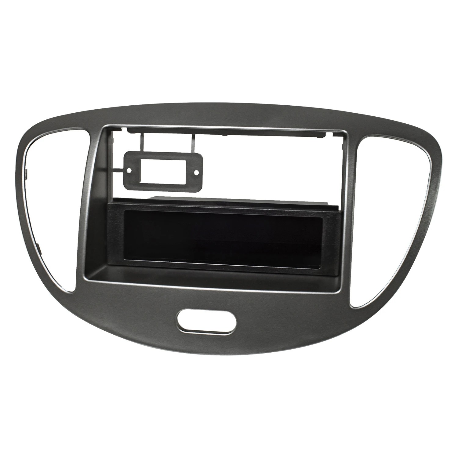 Doppel DIN 1DIN Radioblende kompatibel mit Hyundai i10 dunkelsilber-/bilder/big/TO24322.2-2.jpg