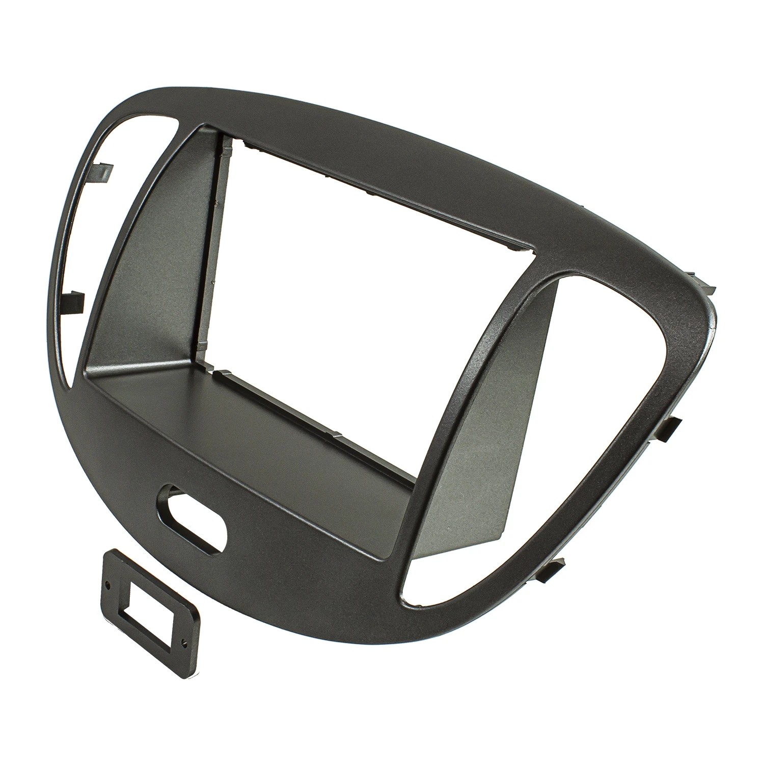 Doppel DIN 1DIN Radioblende kompatibel mit Hyundai i10 dunkelsilber-/bilder/big/TO24322.2-3.jpg