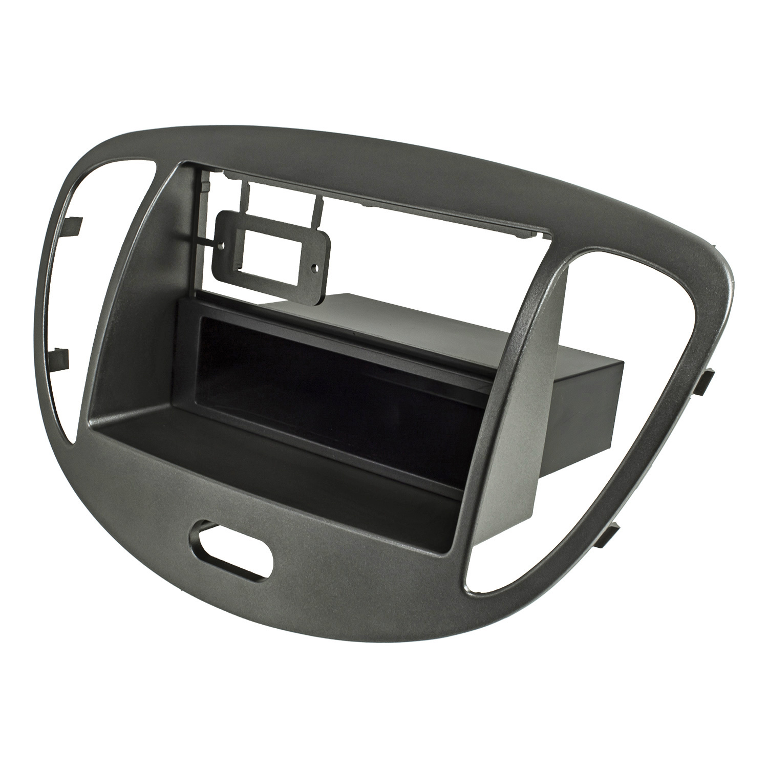 Doppel DIN 1DIN Radioblende kompatibel mit Hyundai i10 dunkelsilber-/bilder/big/TO24322.2-4.jpg