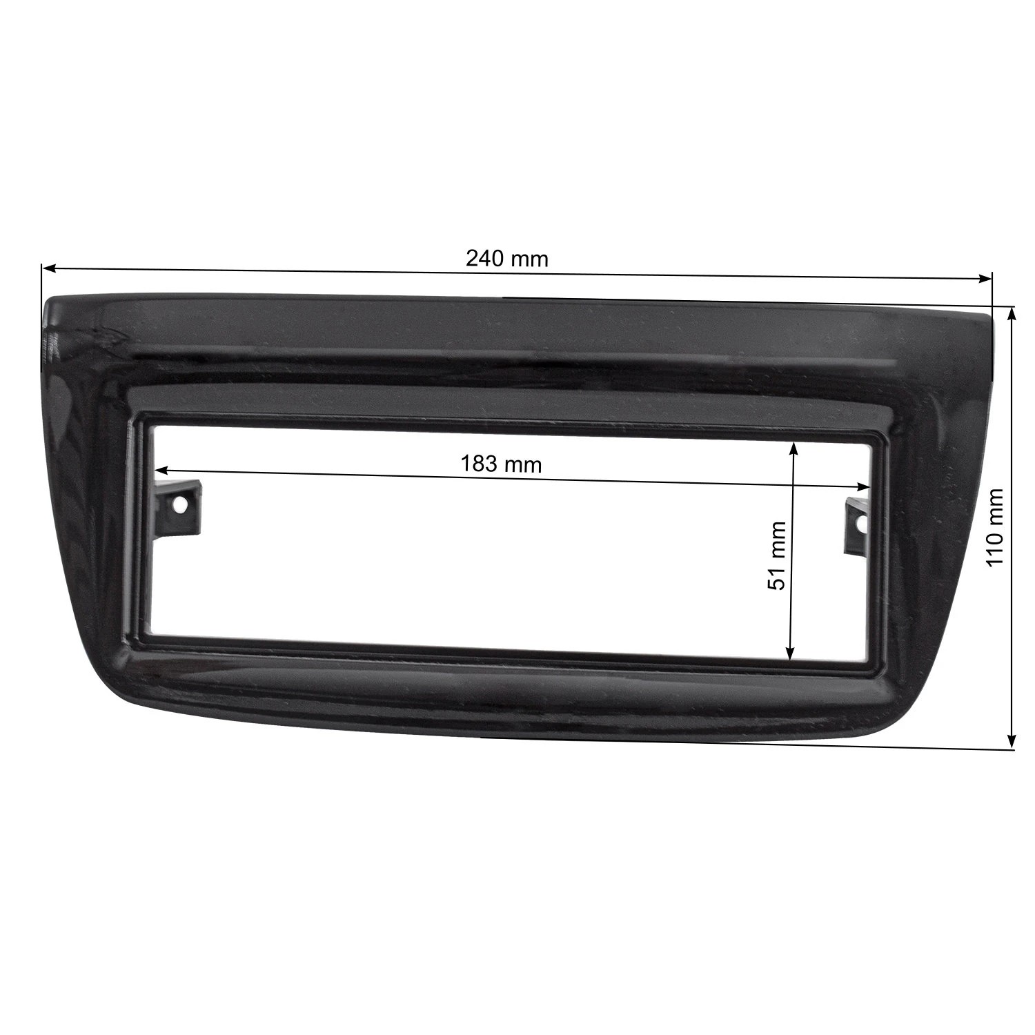 Radioblende kompatibel mit Opel Fiat Combo D Doblo Piano Lack schwarz-/bilder/big/TO24399a-4.jpg