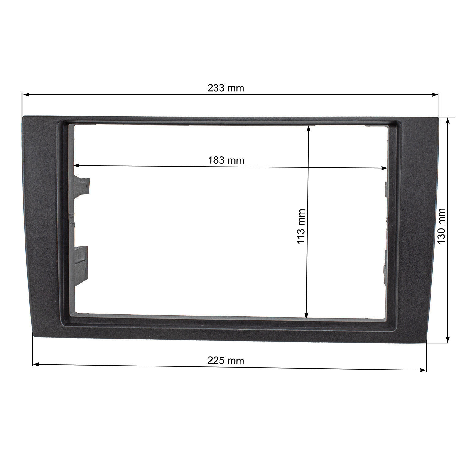 Doppel DIN Radioblende kompatibel mit Audi Seat A4 Exeo B6 8E 3R 3RN-/bilder/big/TO24401-5.jpg