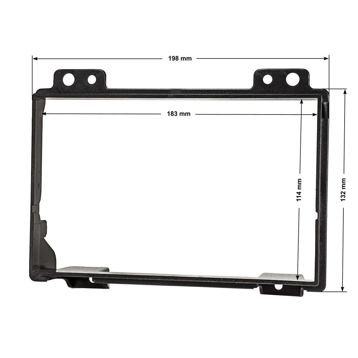Doppel DIN Radioblende Set kompatibel mit Ford Fiesta Fusion JH1 JD3-/bilder/big/TO24403S-5.jpg
