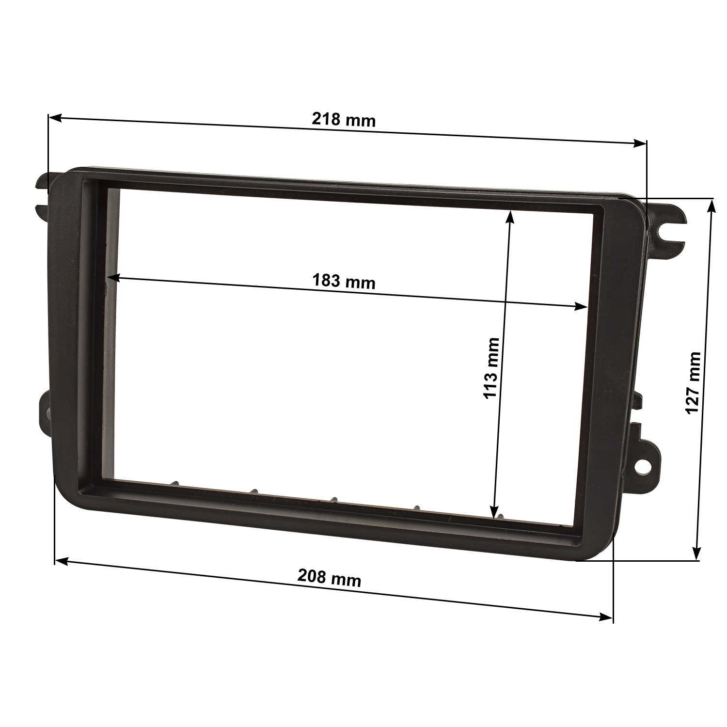 Doppel DIN Radioblende kompatibel mit VW Skoda Seat Golf Touran Passat-/bilder/big/TO24409-4.jpg