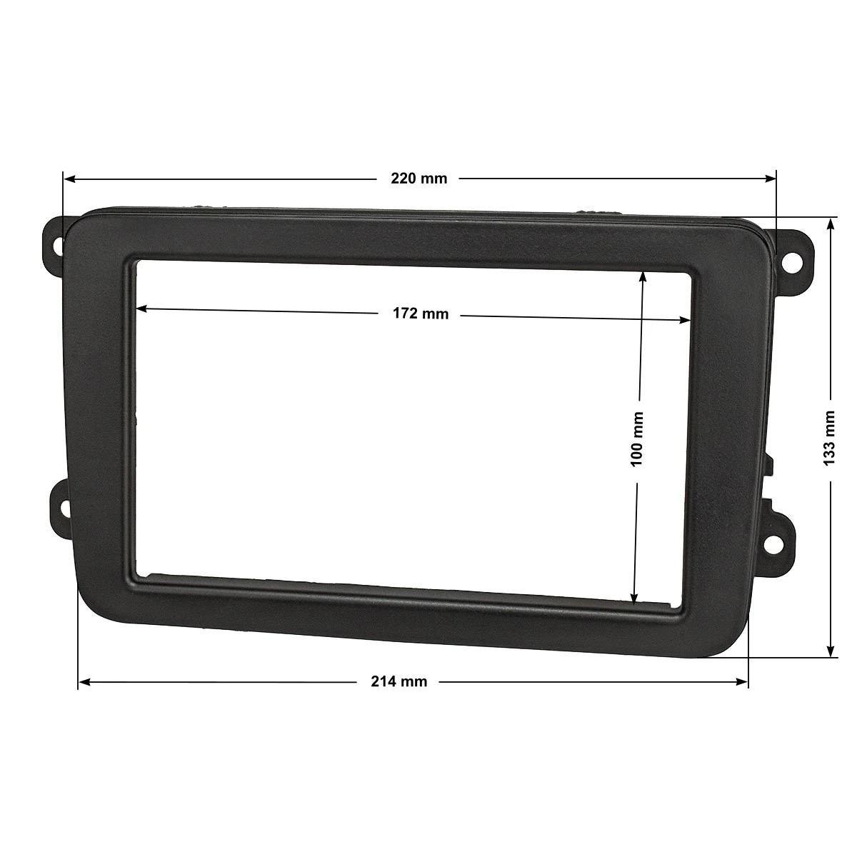 Doppel DIN Radioblende kompatibel mit VW Skoda Seat Golf Touran Polo-/bilder/big/TO24409S2-3.jpg