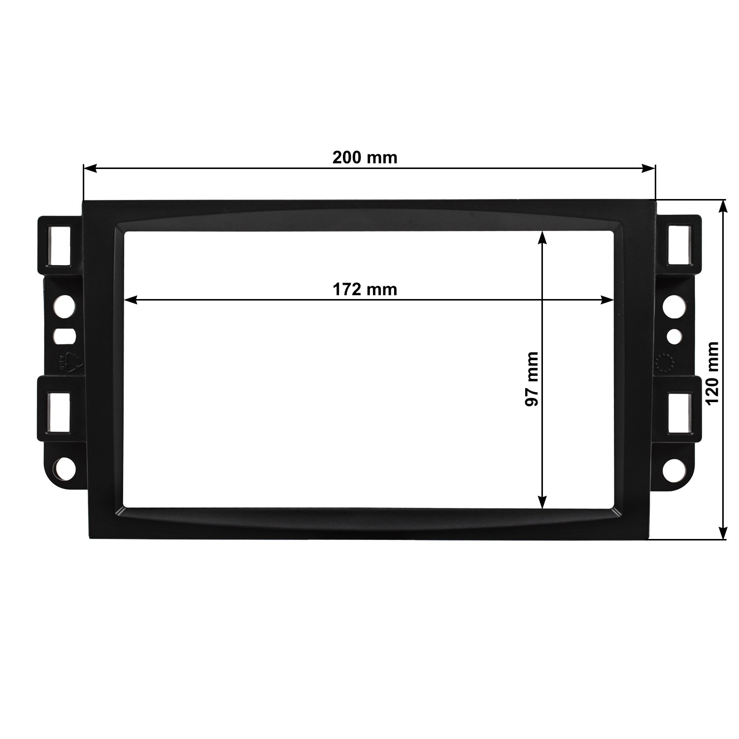 Doppel DIN Radioblende kompatibel mit Chevrolet Aveo Captiva Epica-/bilder/big/TO24421S1-4.jpg