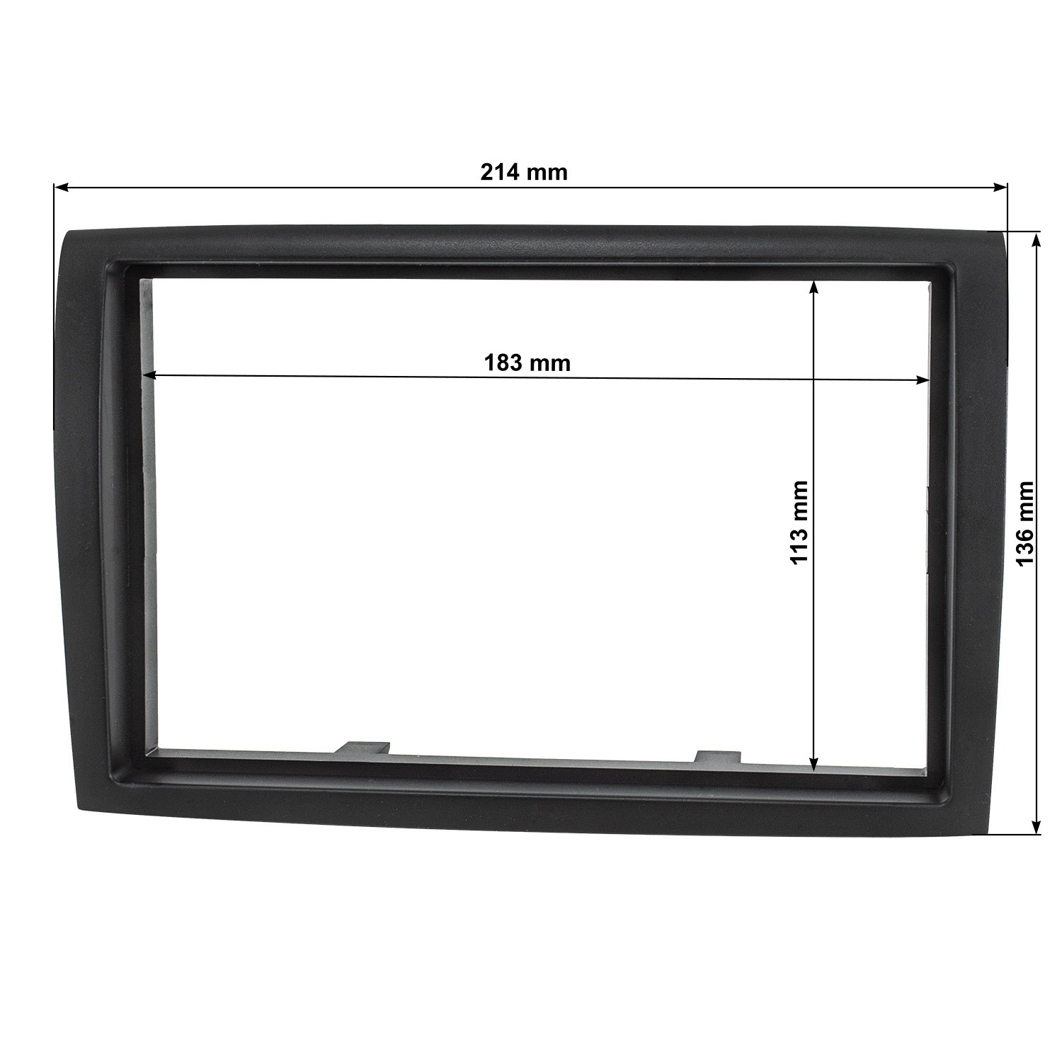 tomzz Audio Doppel DIN Radioblende kompatibel mit Fiat Peugeot Citroen-/bilder/big/TO24454-5.jpg