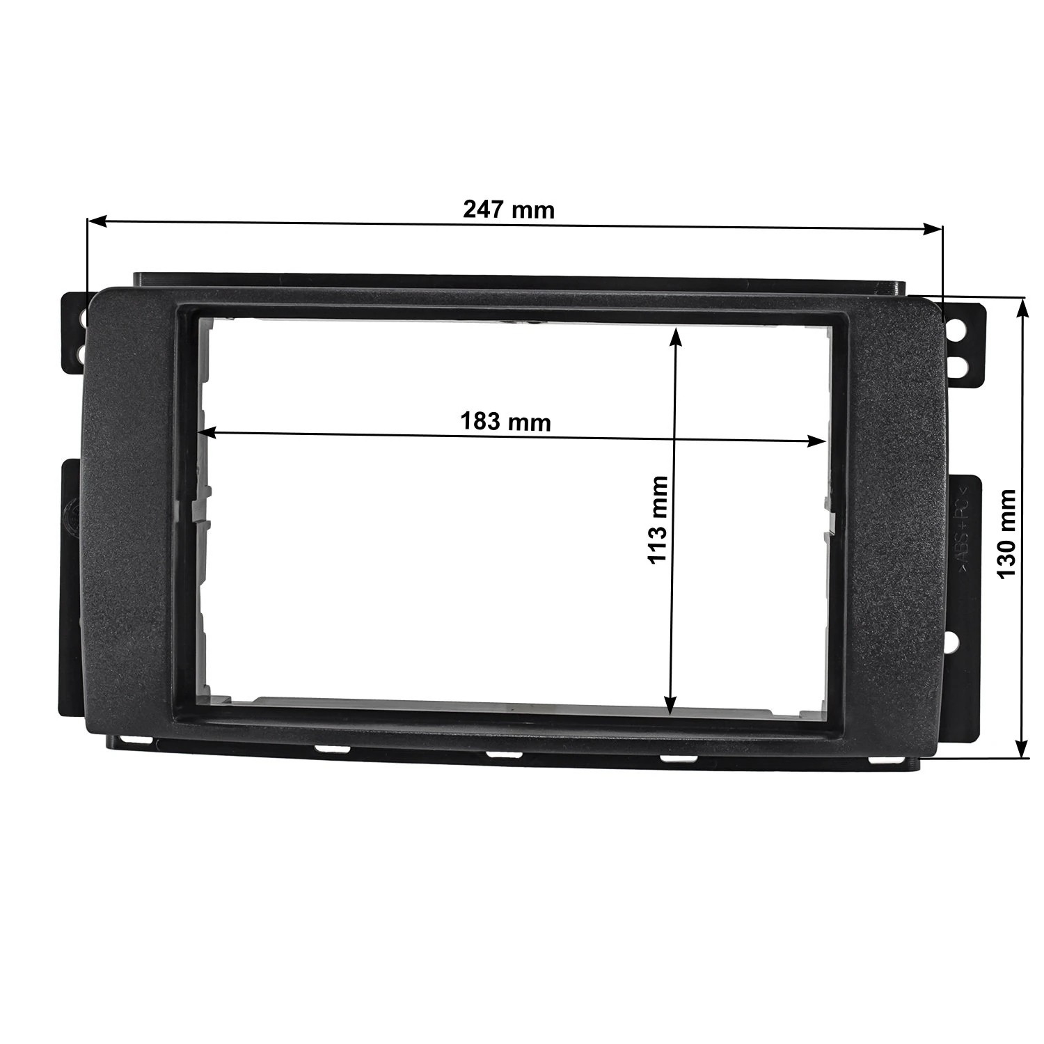 Doppel DIN Radioblende kompatibel mit Smart Fortwo ForFour 451 454-/bilder/big/TO24461-3.jpg