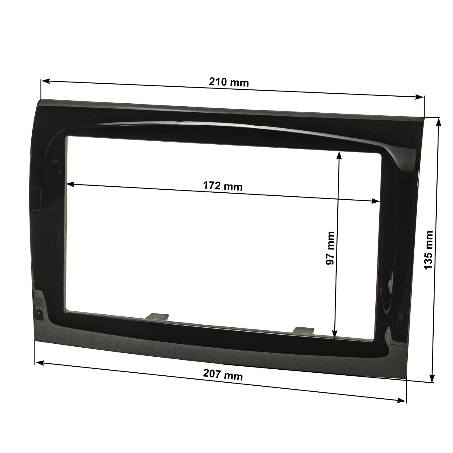 Doppel DIN Radioblende kompatibel mit Fiat Ducato 250 251 Piano-/bilder/big/TO24554S1-3.jpg
