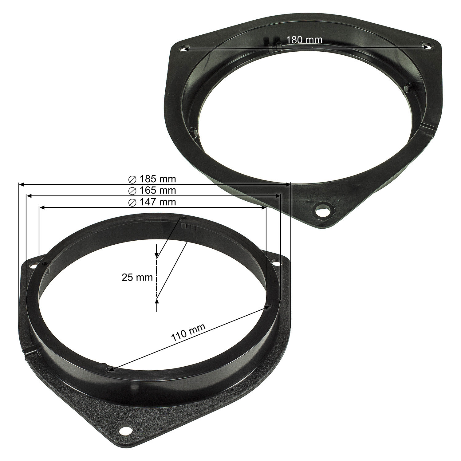 Lautsprecherringe kompatibel mit Toyota Corolla MR2 Avensis Prius RAV4-/bilder/big/TO28104-2.jpg