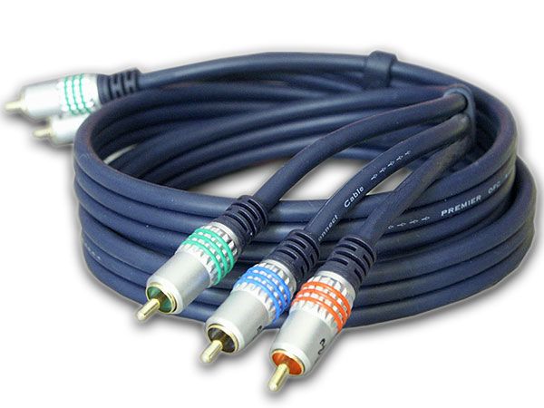 RGB YUV Verbindungskabel prof Einsatz "Blue Series" All4U Länge: 1.5m