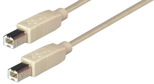 USB Anschlusskabel Stecker B / B für USB 1.1 und 2.0 Länge: 3m 