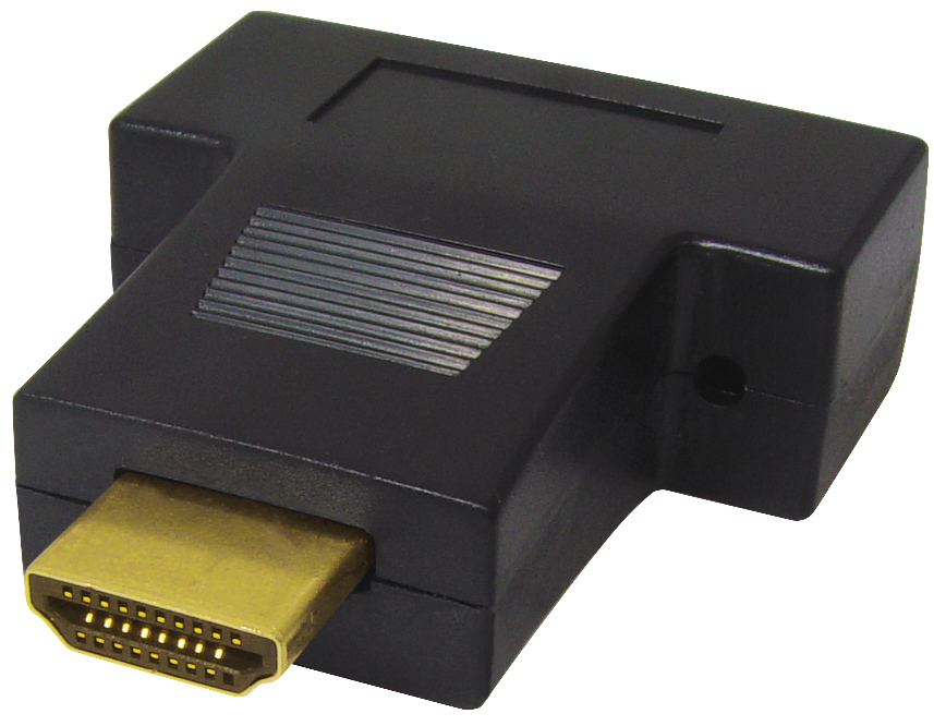HDMI auf DVI Adapter DVI 24+1 Kupplung -> HDMI 19pol Stecker 