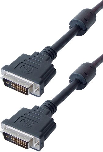 DVI Monitor Kabel DualLink mit Feritfilter - 2x Stecker 0772.02516 Länge: 10.0m