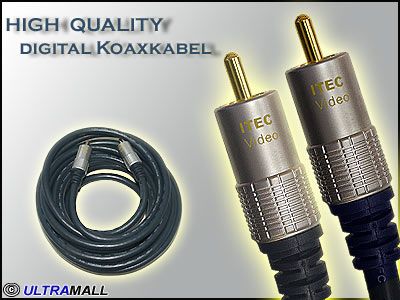 all4u Professional Digital Koaxkabel BBV3-10L Länge:10.0m 
