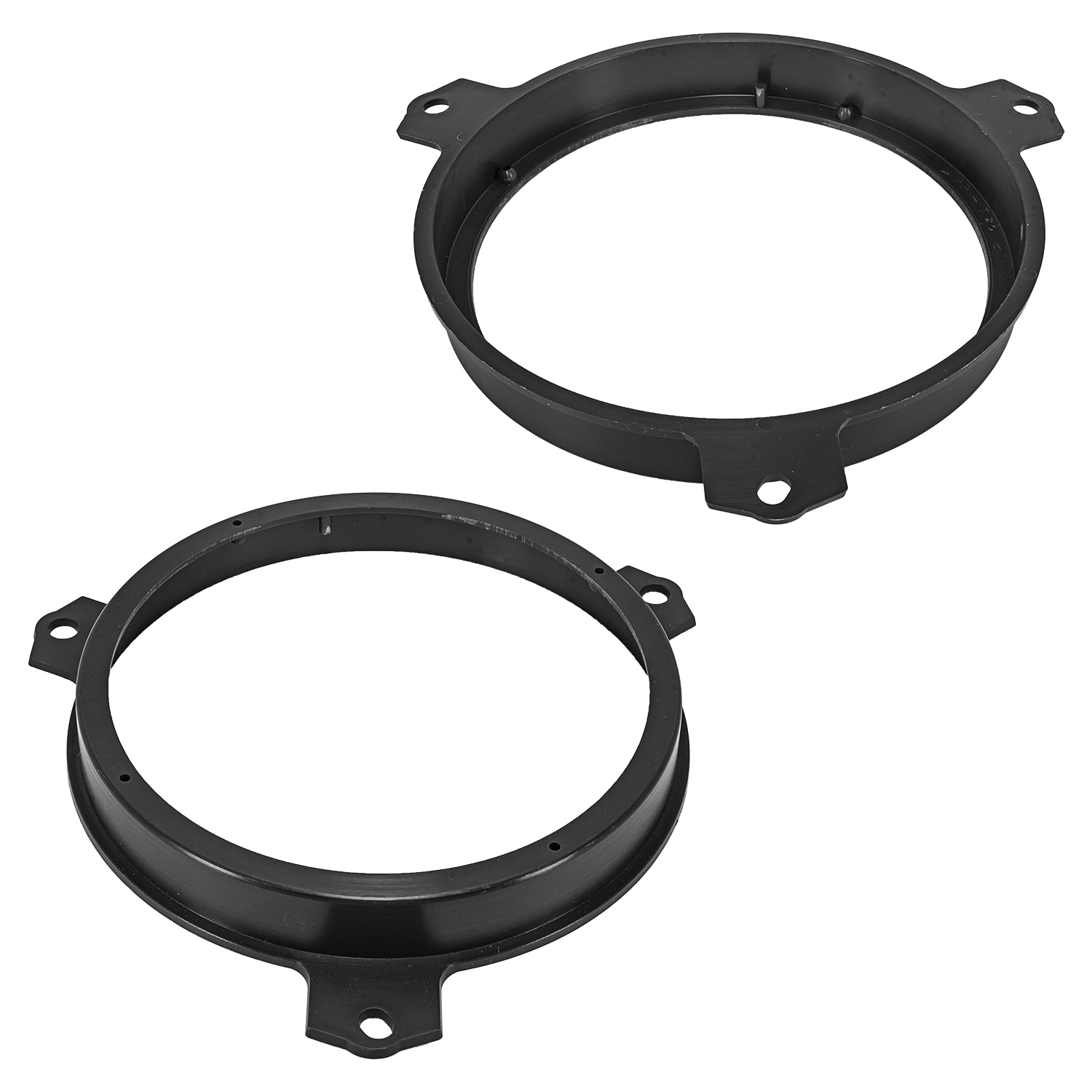 tomzz Audio Lautsprecher Adapterringe kompatibel mit Toyota Citroen Peugeot Subaru Aygo Yaris RAV4 Corolla GT86 C1 108 Outback BRZ adaptiert auf 165er Lautsprecher