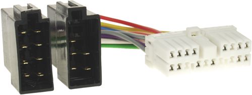 Autoradio Adapter Kabel kompatibel mit SsangYong Autoradios adaptiert auf ISO (f)
