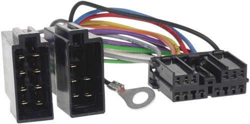 Autoradio Adapter Kabel kompatibel mit Mitsubishi Autoradios adaptiert auf ISO (f)