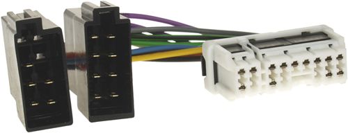 Autoradio Adapter Kabel kompatibel mit Nissan Autoradios adaptiert auf ISO (f)