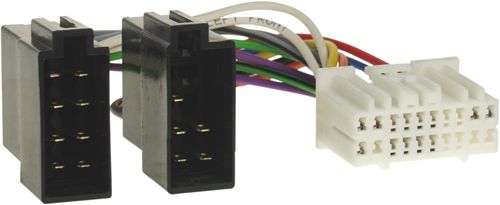 Autoradio Adapter Kabel kompatibel mit Fiat Sedici ab Bj. 2006 adaptiert von ISO (f)