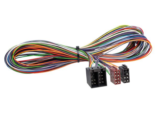 Autoradio Adapter Kabel kompatibel mit Kia ceed Soul 5 Meter Verlängerung adaptiert von ISO (f) auf ISO (m)