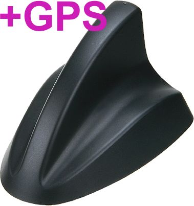 Dach-Antenne Design Shark II Calearo mit Verstärker - Radio + GPS + TV 