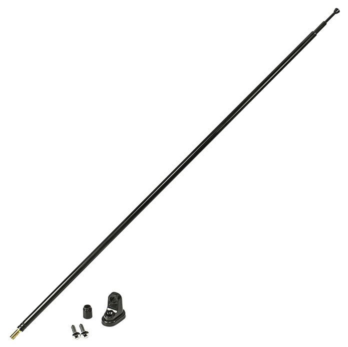 44cm - 120cm Antennenstab AM FM ohne Verstärker schwarz adaptiert auf M5