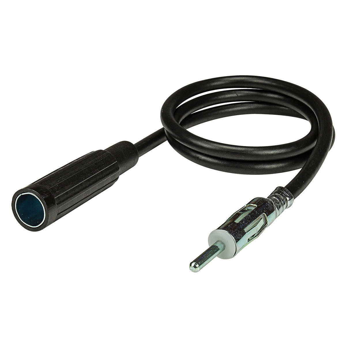 KFZ Antennen Verlängerung Kabel 0.5m DIN Stecker auf DIN Buchse Kupplung Antennenkabel