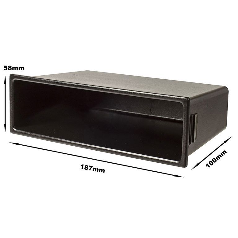 tomzz Audio KFZ Universal Ablagefach 1-DIN Fach schwarz Staufach-/bilder/big/to24137d_2.jpg