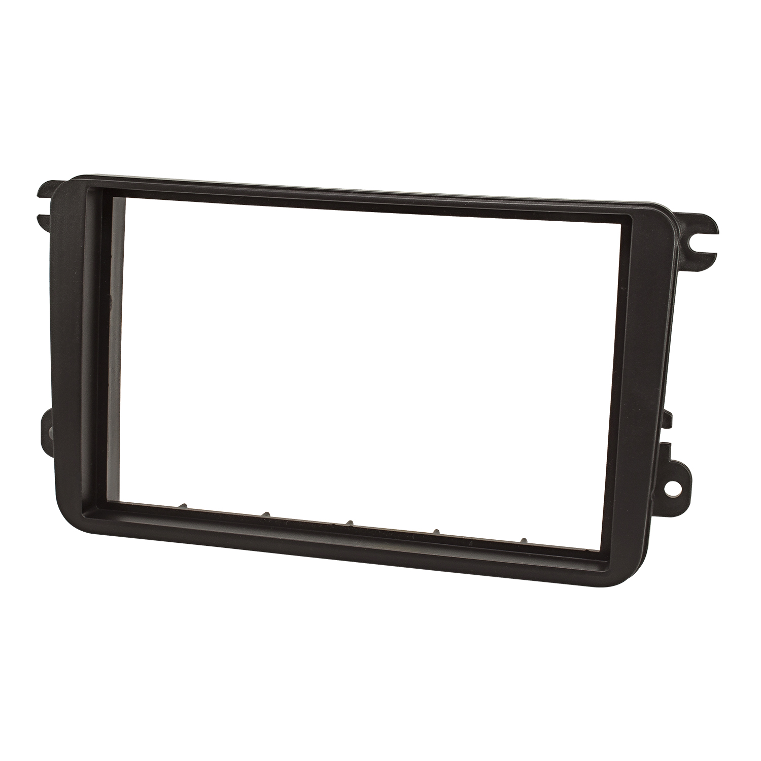 Doppel DIN Radioblende kompatibel mit VW Skoda Seat Golf Touran Passat Caddy EOS Octavia 3C 5 6 schwarz