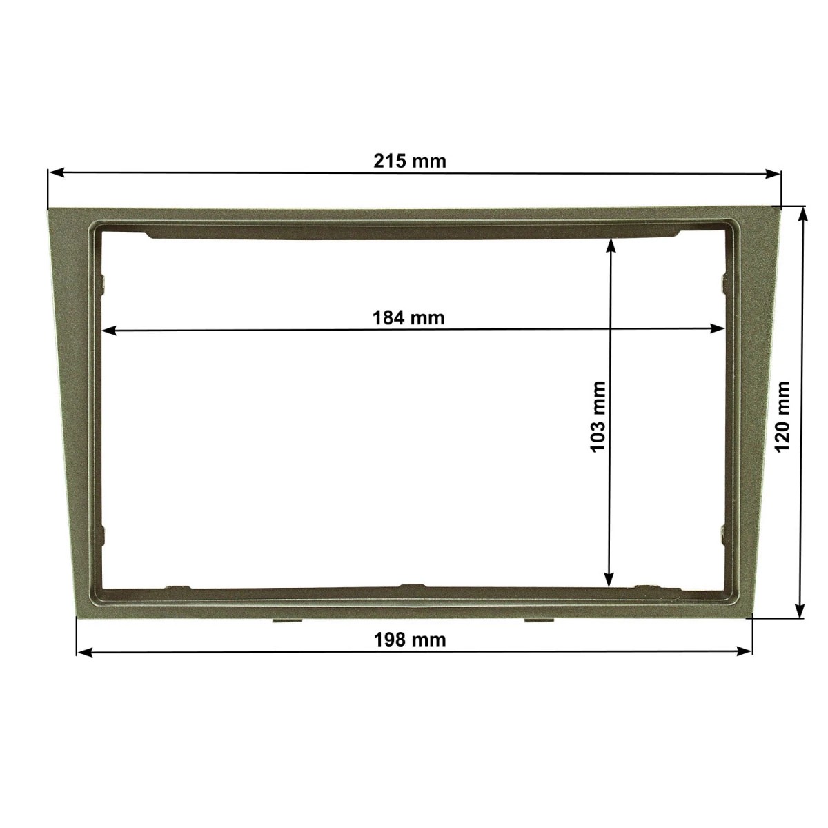 tomzz Audio Doppel DIN Radioblende kompatibel mit Opel Antara Astra-/bilder/big/to24450s3_2.jpg