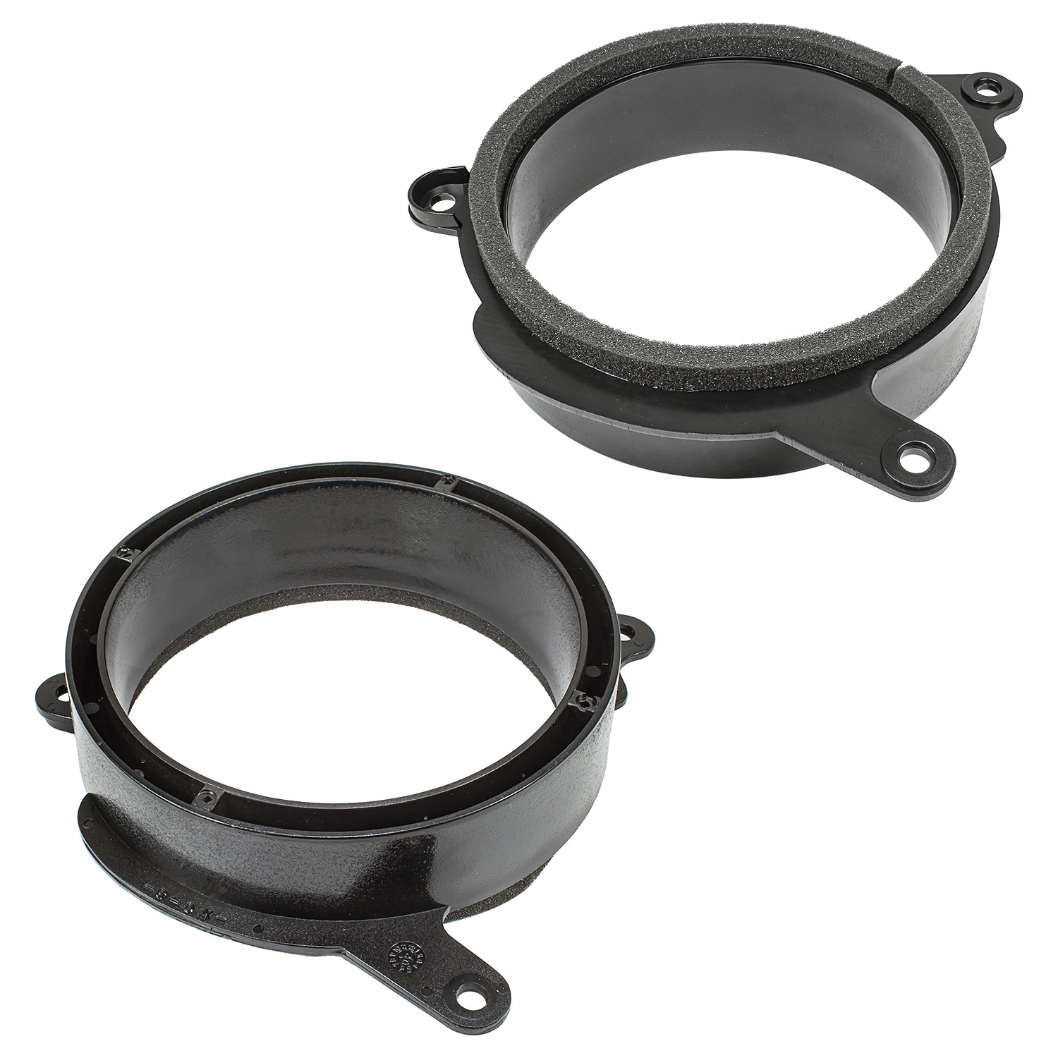 Lautsprecherringe Adapter Halterungen kompatibel mit Mercedes E-Klasse W210 Fronttür für 165mm DIN Lautsprecher