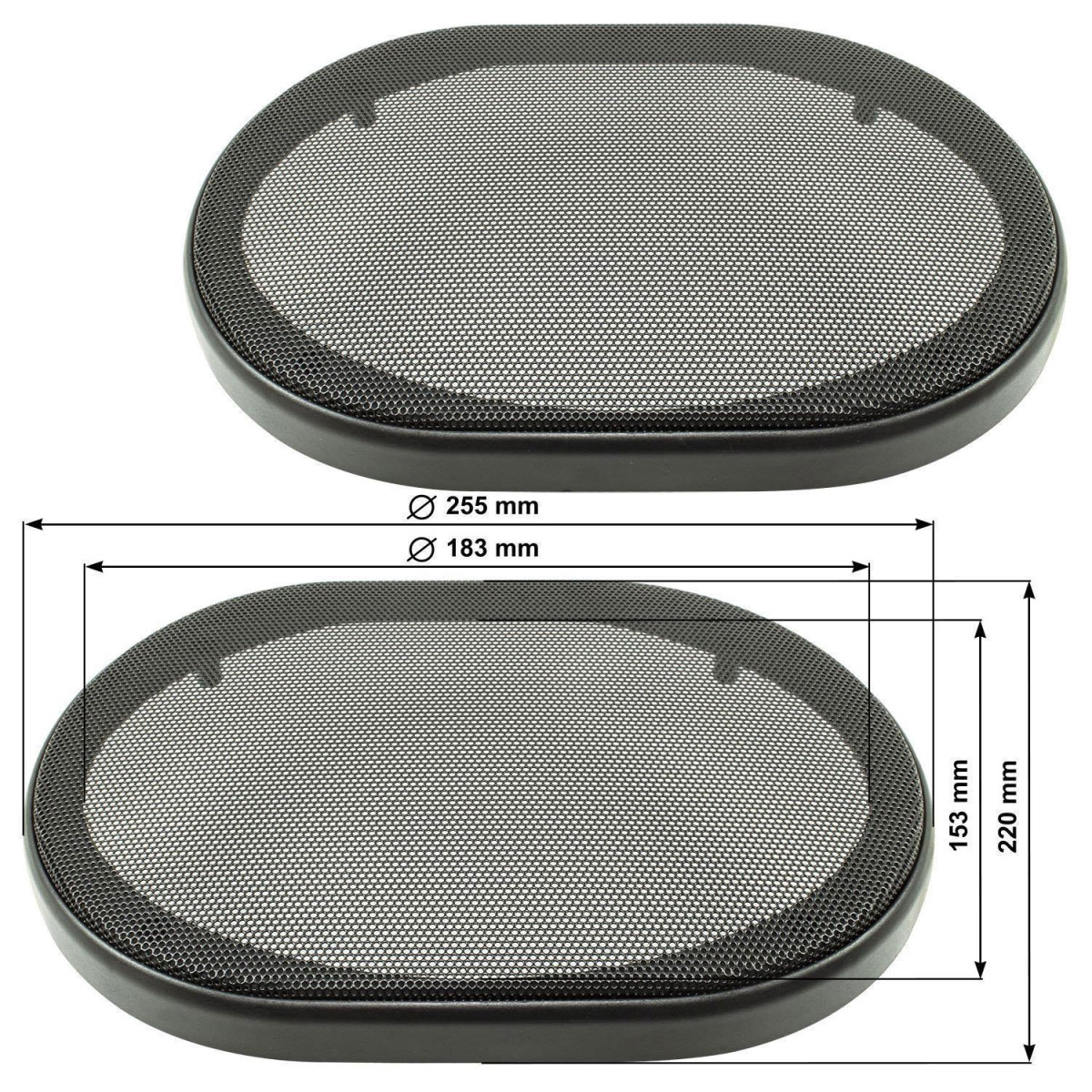 tomzz Audio Lautsprecher Abdeckungen Gitter 6 x 9 Zoll Lautsprecher-/bilder/big/to28219_2.jpg