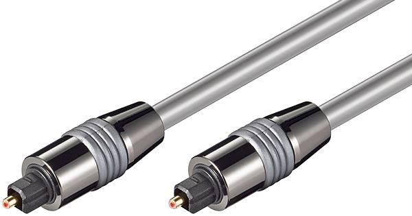 Toslink Kabel / Optisches Lichtleiterkabel Profi Serie Länge:  1.5m 