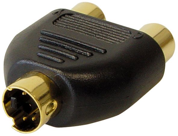 Adapter S-VHS --> 2 x Cinch 0772.03706 