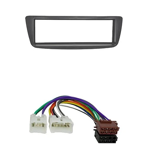 Radioeinbauset kompatibel mit Toyota Aygo 1-DIN schwarz
