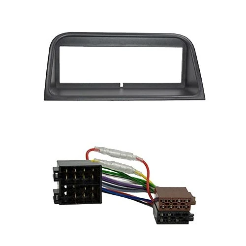 Radioeinbauset kompatibel mit Peugeot 406 1-DIN schwarz