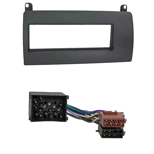 Radioeinbauset kompatibel mit Rover 75 1-DIN schwarz