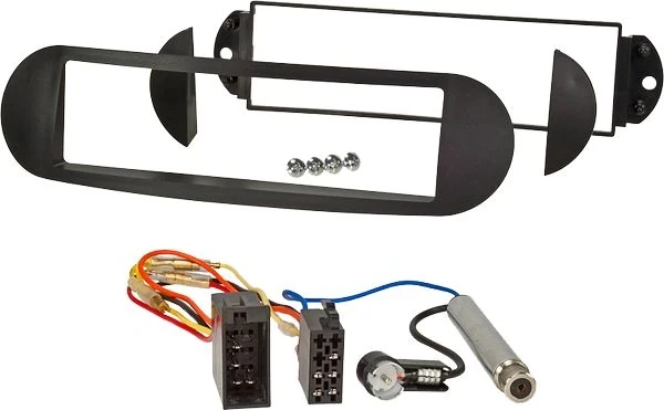Radioeinbauset kompatibel mit VW Beetle 1-DIN schwarz Bj. 1998 - 2011